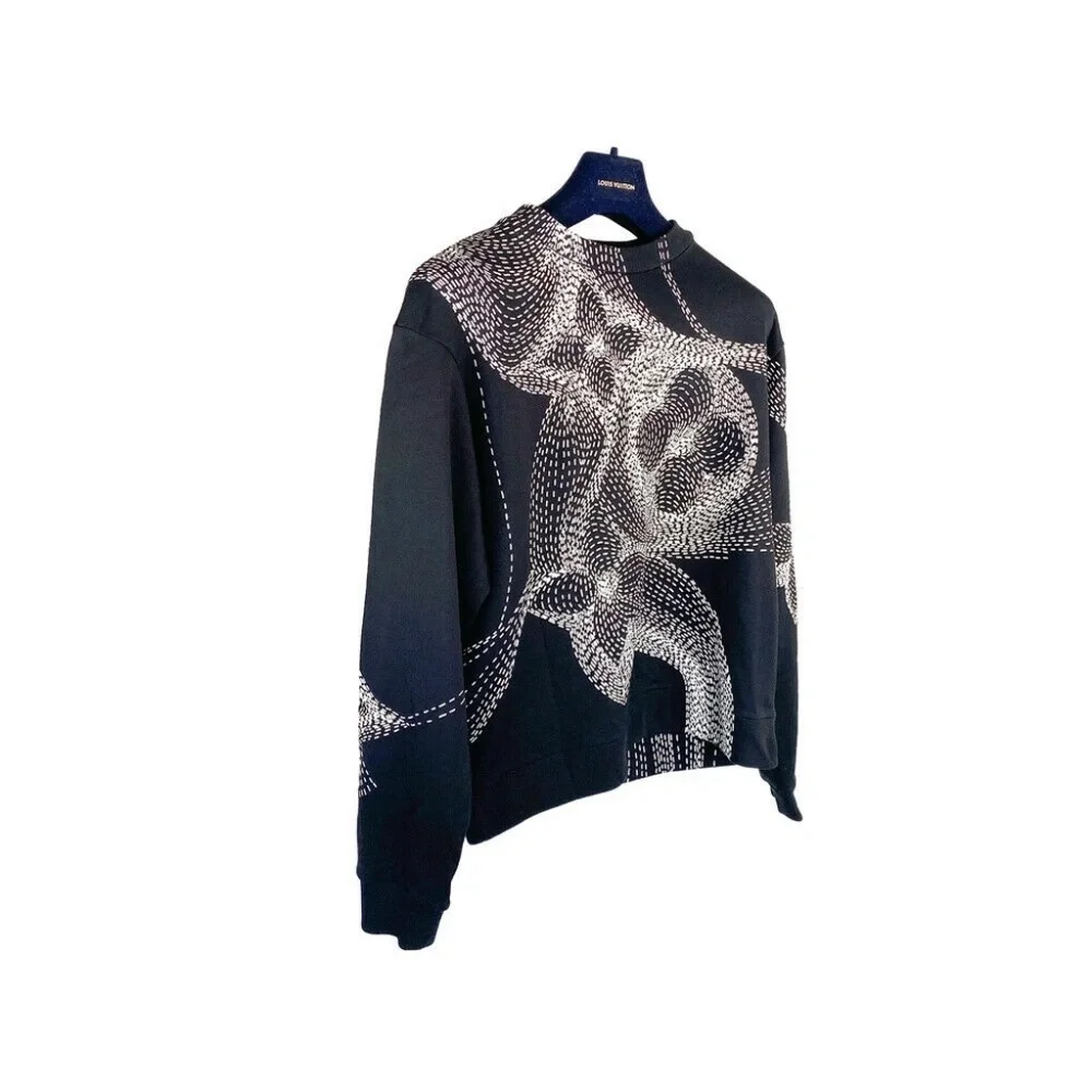 Louis Vuitton Monogram Flower Printed Sweatshirt Size: US M / EU 48-50 - Picture 3 of 6